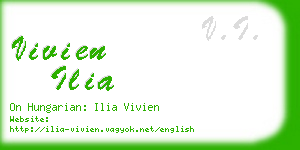 vivien ilia business card